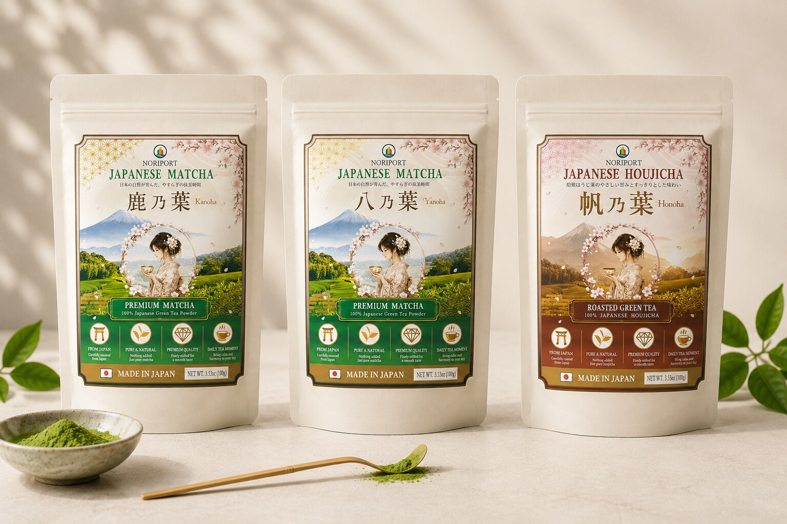 KANOHA, YANOHA and HONOHA product lineup